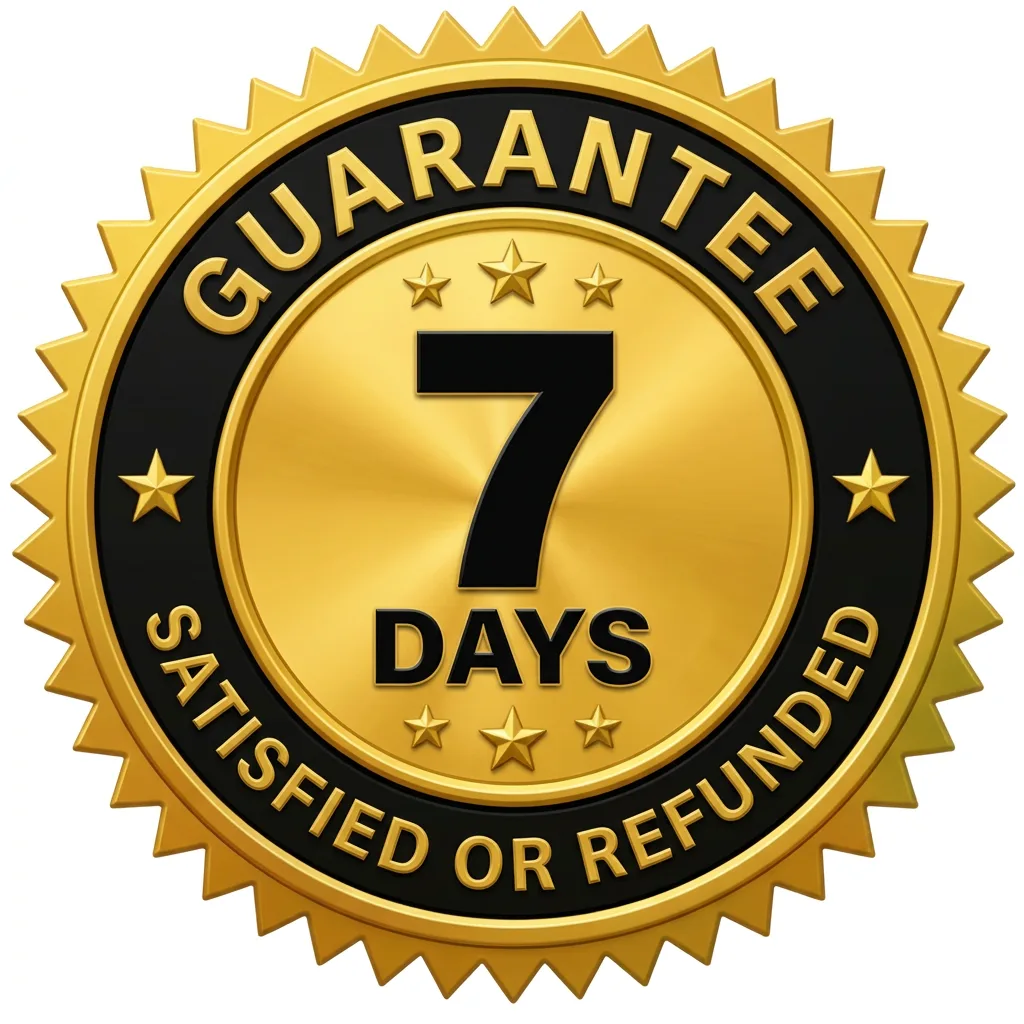 7-day guarantee seal