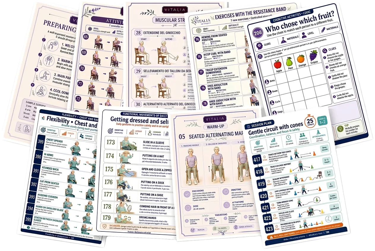 Everything included in the Senior Activity Kit
