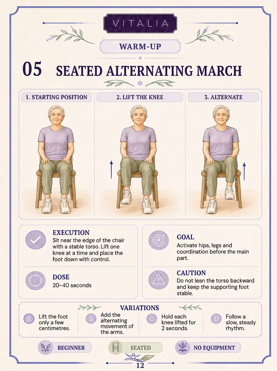 Inside the kit: seated alternating march